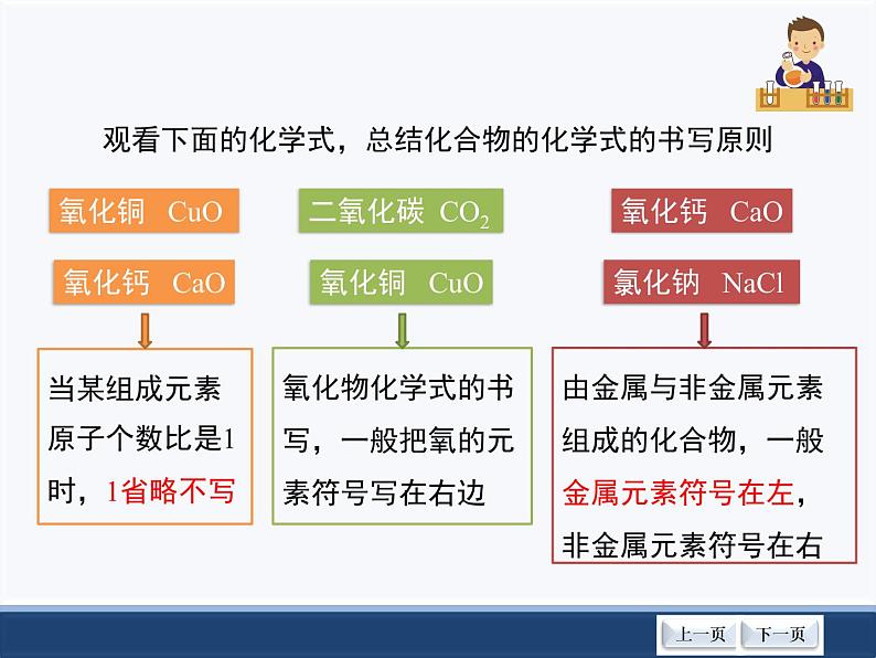 人教版化学九上第四章课题4《化学式与化合价》预习要点指导第5页