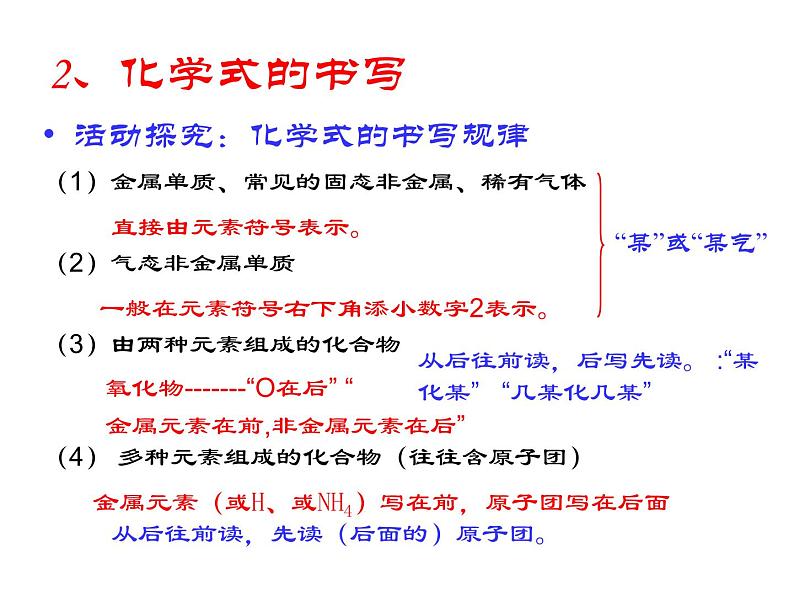 人教版九年级化学上册4.4化学式与化合价课件 (共15张PPT)04