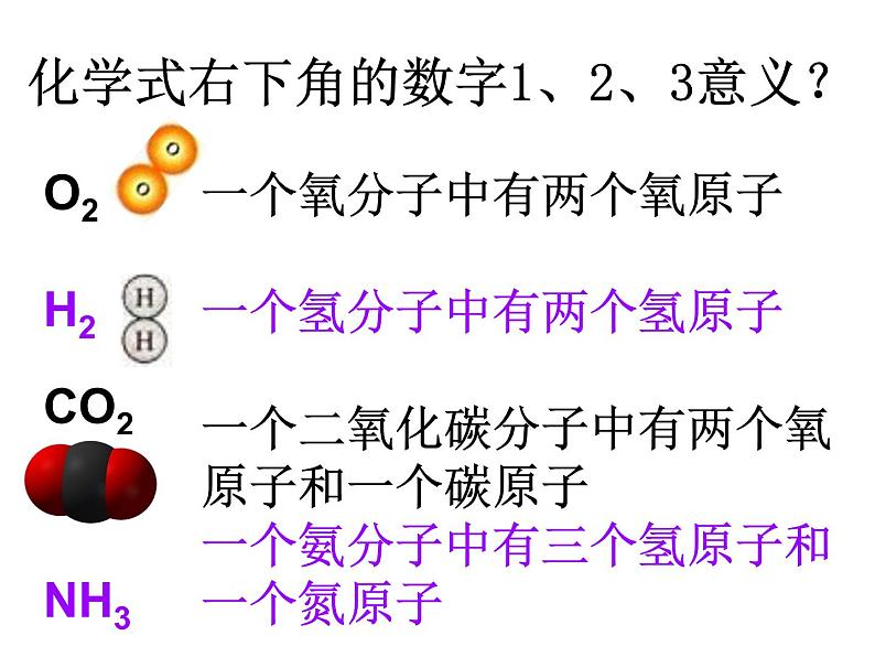 人教版九年级化学上册4.4化学式与化合价课件06