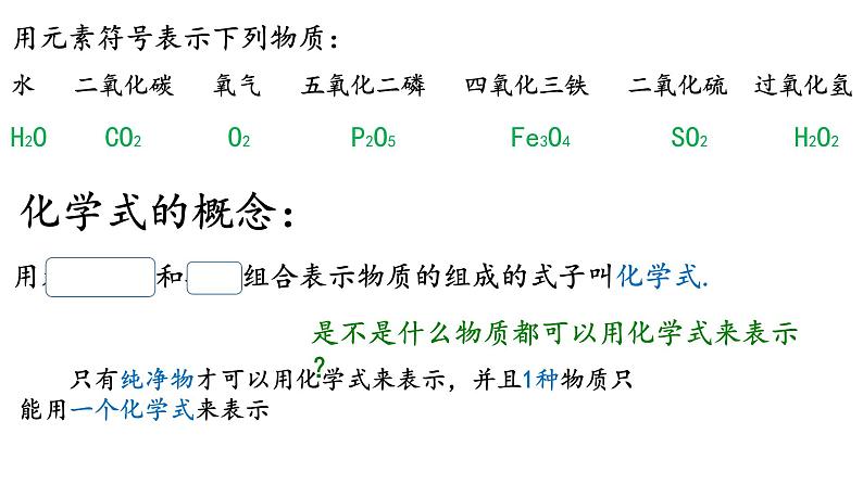 人教版九年级上册化学4.4化学式和化合价ppt04