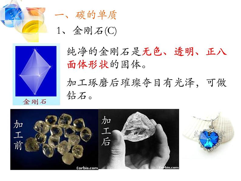 人教版初三化学上册：课题1 金刚石、石墨和C60（28张）第3页