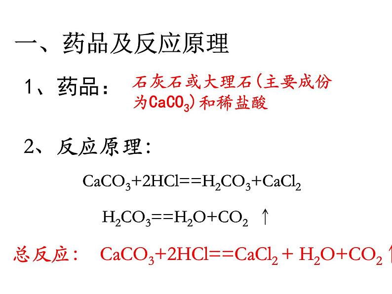 九年级化学上册课件：6.2二氧化碳制取的研究(共17张PPT)第3页