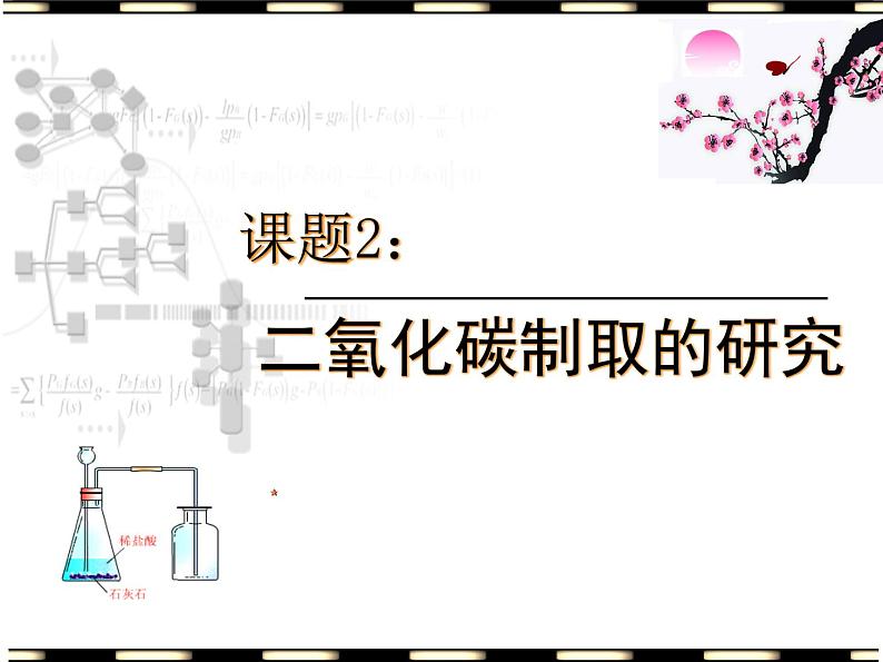 九年级化学第六章课题2二氧化碳制取的研究(共17张PPT)第2页