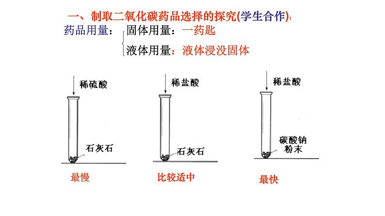 九上 人教版 6.2二氧化碳制取的研究(共24张PPT)第5页