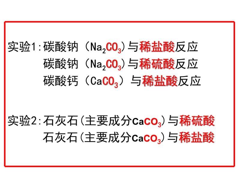 人教版九年级化学上册课件：第六单元 课题2  二氧化碳制取的研究05