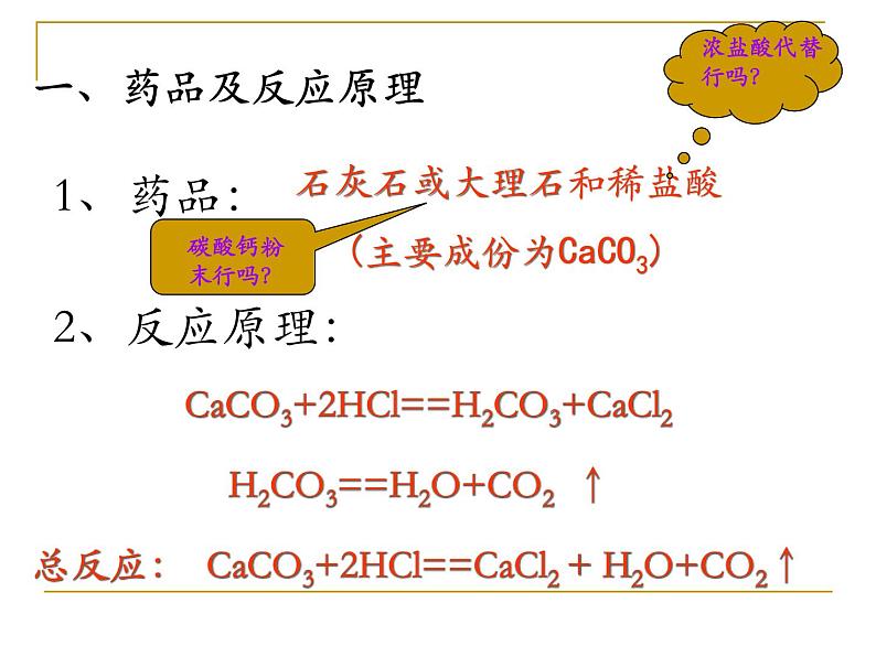 人教版初三化学上册课题2《二氧化碳制取的研究》（21张）(共21张PPT)第6页