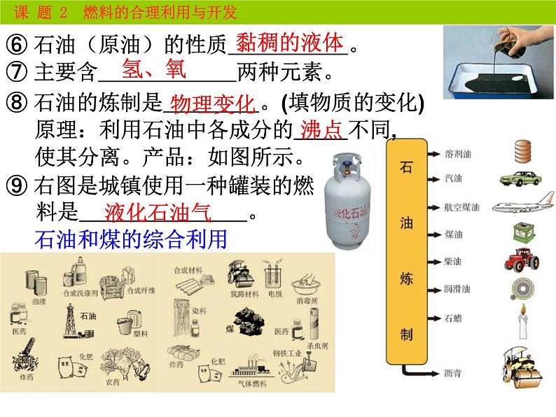 人教版九年级上册 7.2燃料的合理利用和开发(共18张PPT)第8页