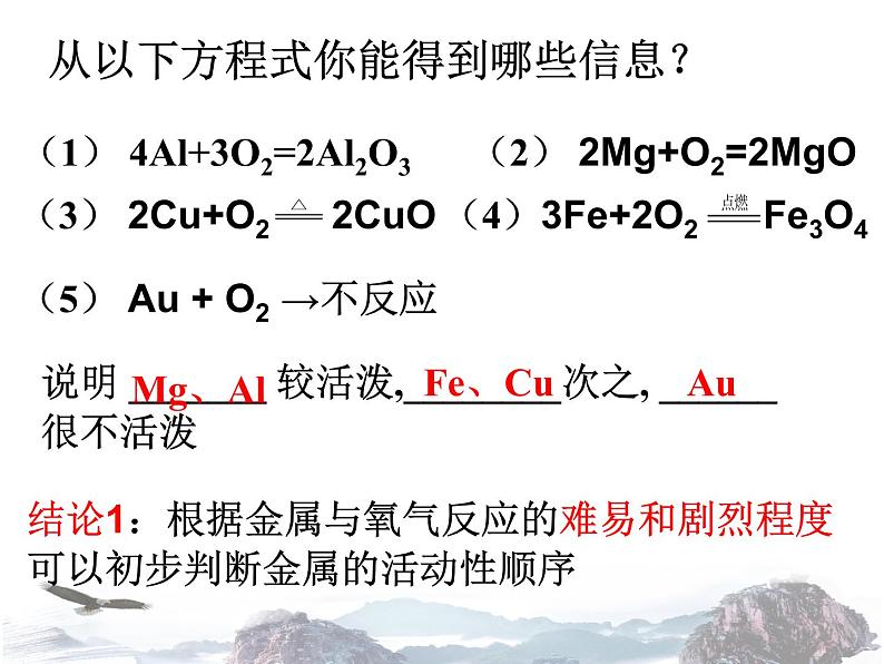 人教版九年级下册8.2金属的化学性质（共37张ppt）04