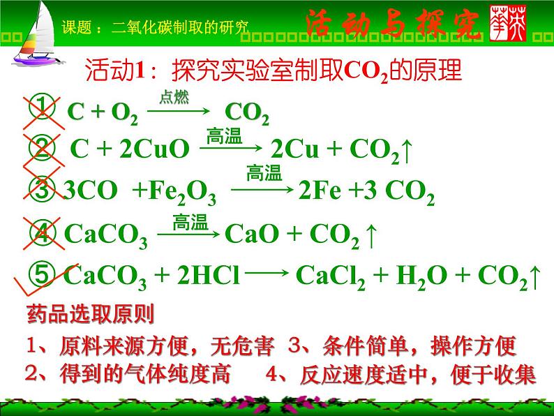 人教版九年级上册 6.2 二氧化碳的制取研究   课件第3页