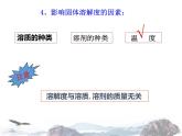 人教版初中化学九年级下册 第九单元课题2 溶解度（第2课时）课件（1）
