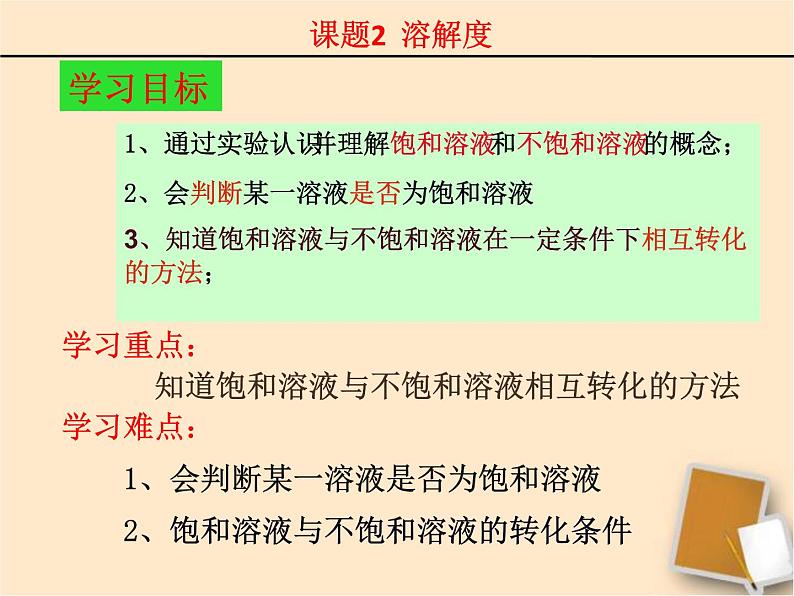 人教版九年级9.2溶解度（1） (共23张PPT)03