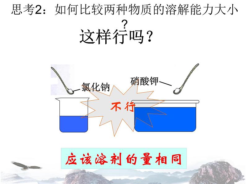 人教版九年级下册 9.2溶解度 第二课时(共28张PPT)第8页