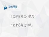 人教版九年级下学期化学课件：9.2溶解度（2）(共10张PPT)