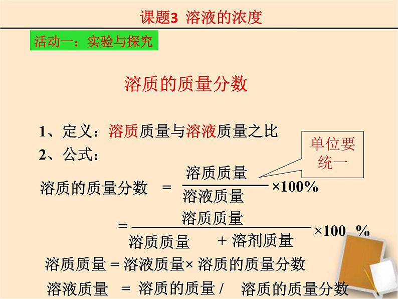 9.3溶液的浓度 (共25张PPT)08