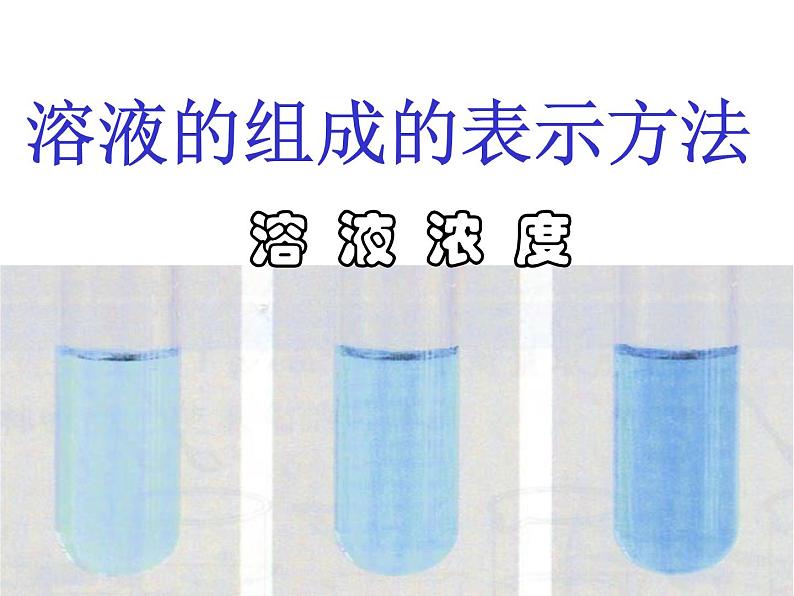 人教版化学九下9.3溶液的浓度(共20张PPT)04