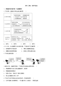 人教版九年级下册第十二单元  化学与生活综合与测试随堂练习题