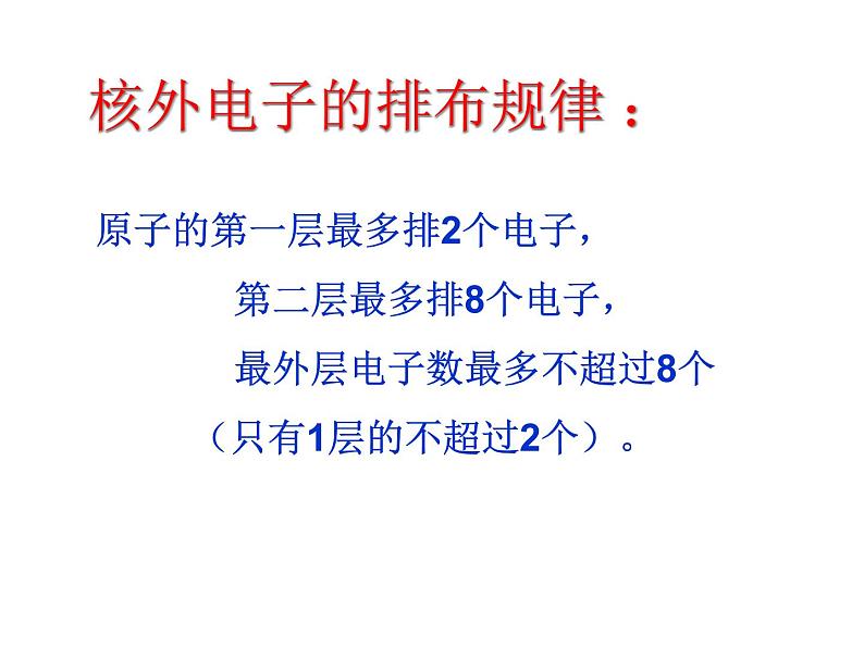 人教版九年级化学上册课件：第三单元 课题2 原子的结构 第2课时第6页