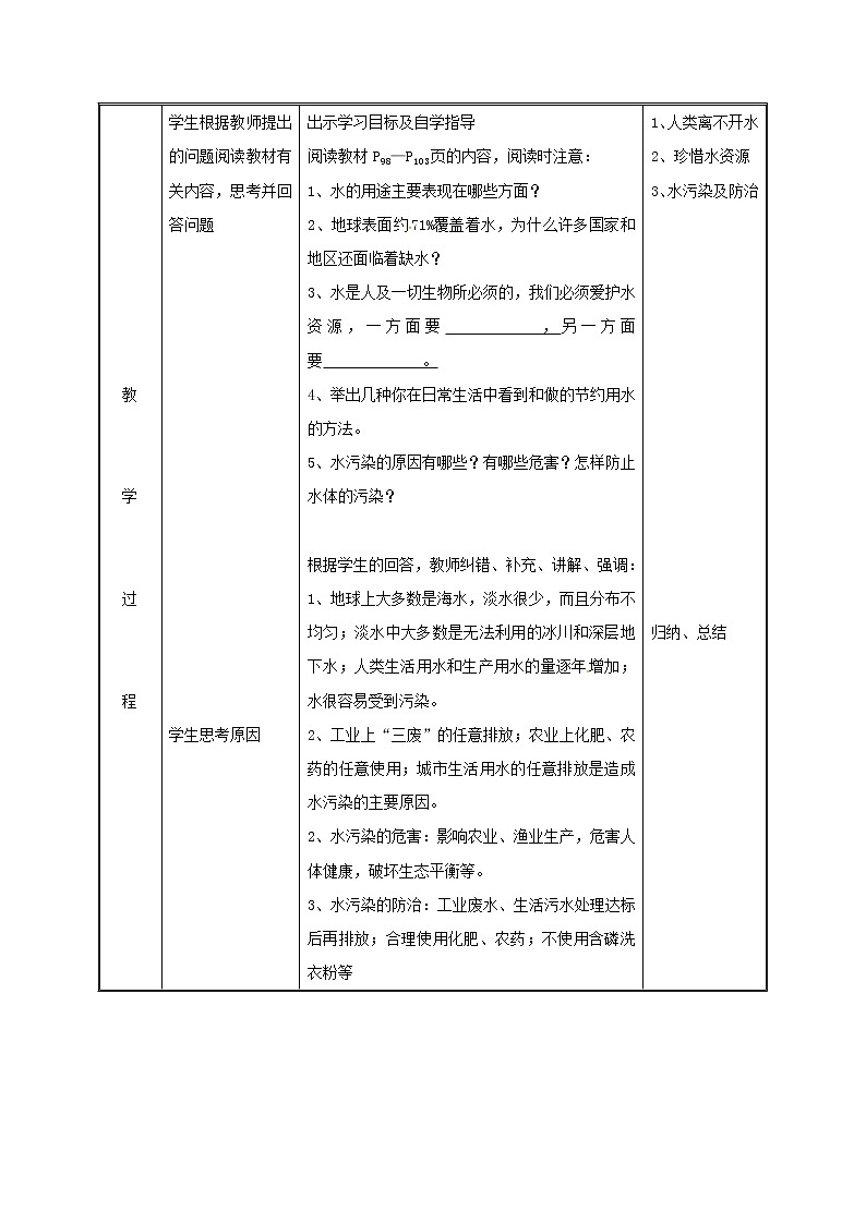 2020年粤教版九年级化学上册第4章 4.1我们的水资源第1课时 教案03