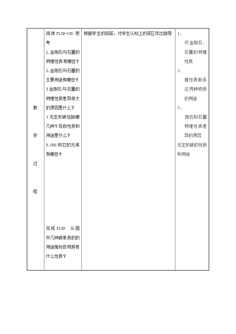 2020年粤教版九年级化学上册第5章 5.2组成燃料的主要元素_碳第1课时 教案03