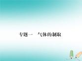 2020年沪教版九年级化学全册专题1气体的制取 习题课件