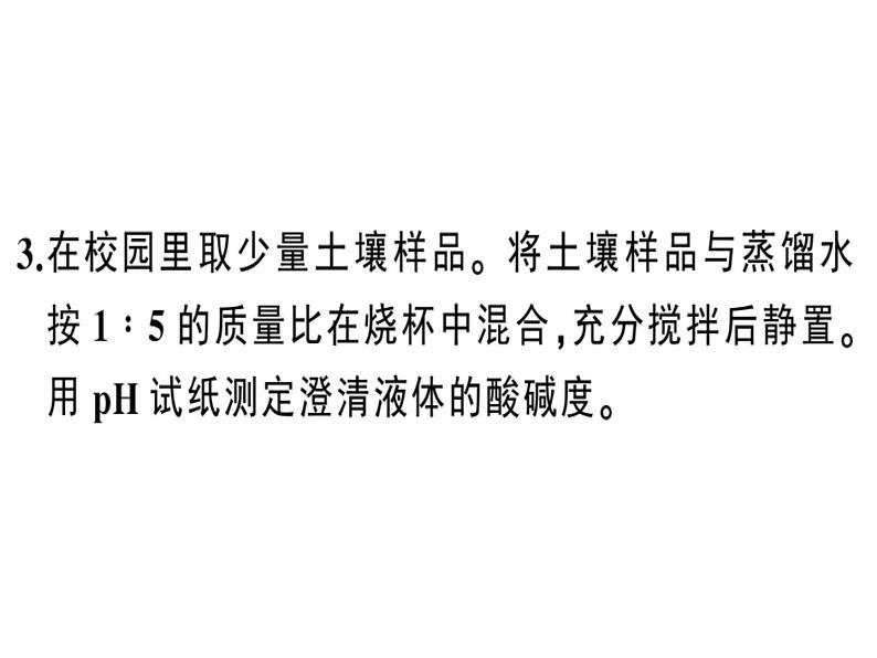 2020春安徽专版人教版九年级下册化学习题课件：实验活动7 溶液酸碱性的检验(共25张PPT)04