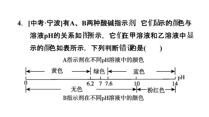 2020春人教版九年级下册化学（安徽专版）习题课件：实验活动7  溶液酸碱性的检验(共23张PPT)06