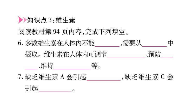 课题1 人类重要的营养物质第6页