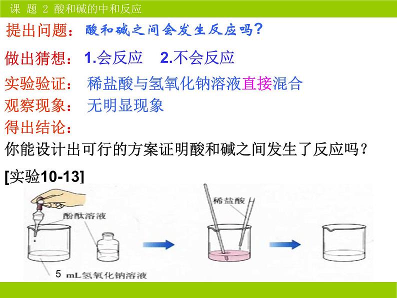 人教版初中化学九下10.2 酸和碱的中和反应 课件03