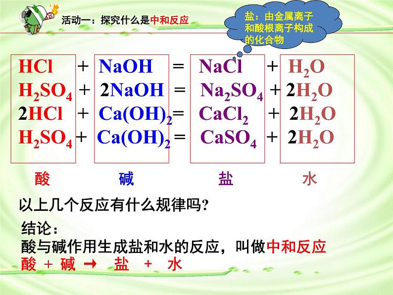 人教版初中化学九下10.2 酸和碱的中和反应 课件  (4)07