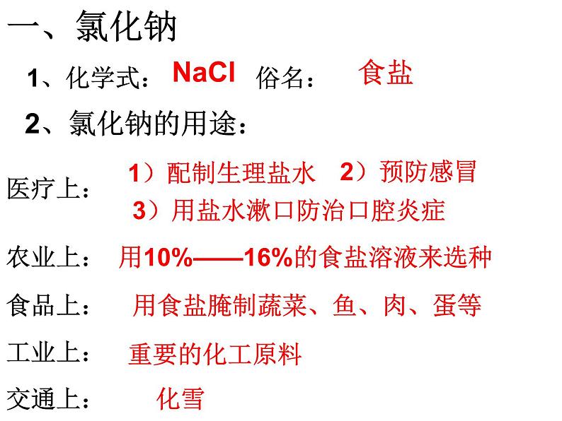 人教版初中化学九下11.1 生活中常见的盐 第一课时课件08