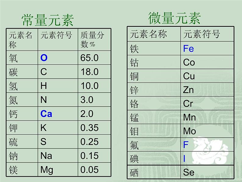 人教版初中化学九下12.2 化学元素与人体健康 课件第6页