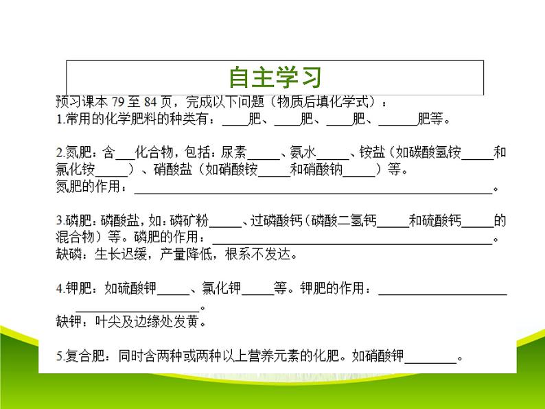 人教版初中化学九下11.2 化学肥料 课件   (2)07