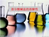 人教版初中化学九下复习课：部分酸碱盐的溶解性 课件