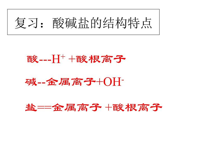 人教版初中化学九下复习课：部分酸碱盐的溶解性 课件04