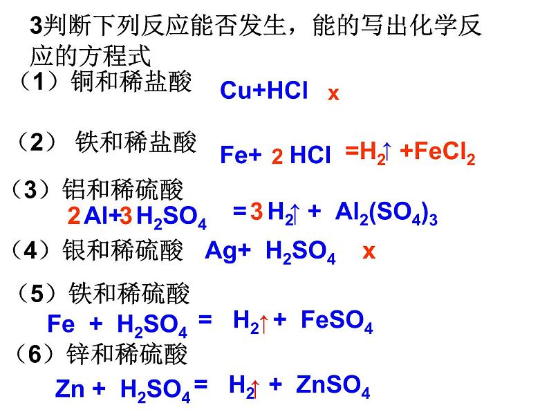 人教版九年级下册化学第八单元 课题2 金属的化学性质(2) 课件04