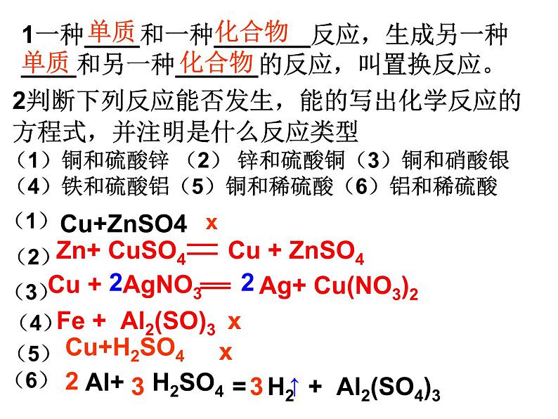 人教版九年级下册 化学第八单元 课题2 金属的化学性质（3）课件03