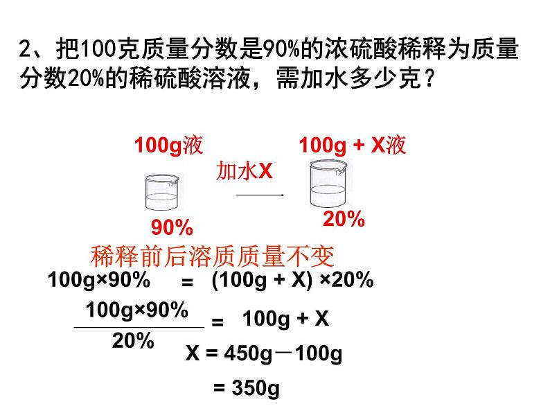 人教版九年级下册 化学第九单元 课题三 溶液的浓度 3课件05