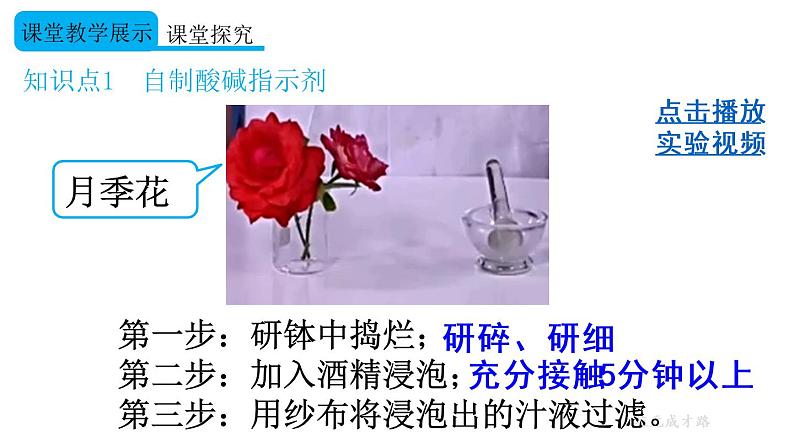 人教版九年级下册化学第十单元实验活动7 溶液酸碱性的检验（课件（26张PPT）+视频） (共7份打包)06