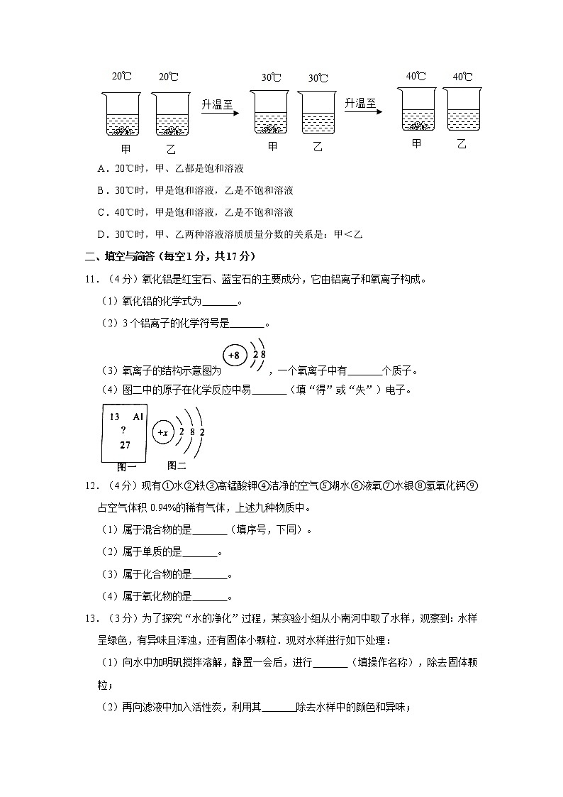 2020-2021学年山东省济宁市微山县九年级（上）期中化学试卷    解析版03