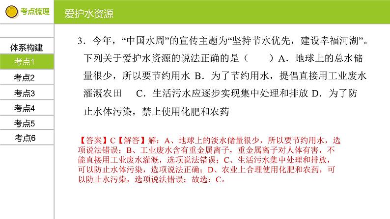 第四单元 自然界的水 复习课件 九年级化学上册单元复习全通关（人教版）07