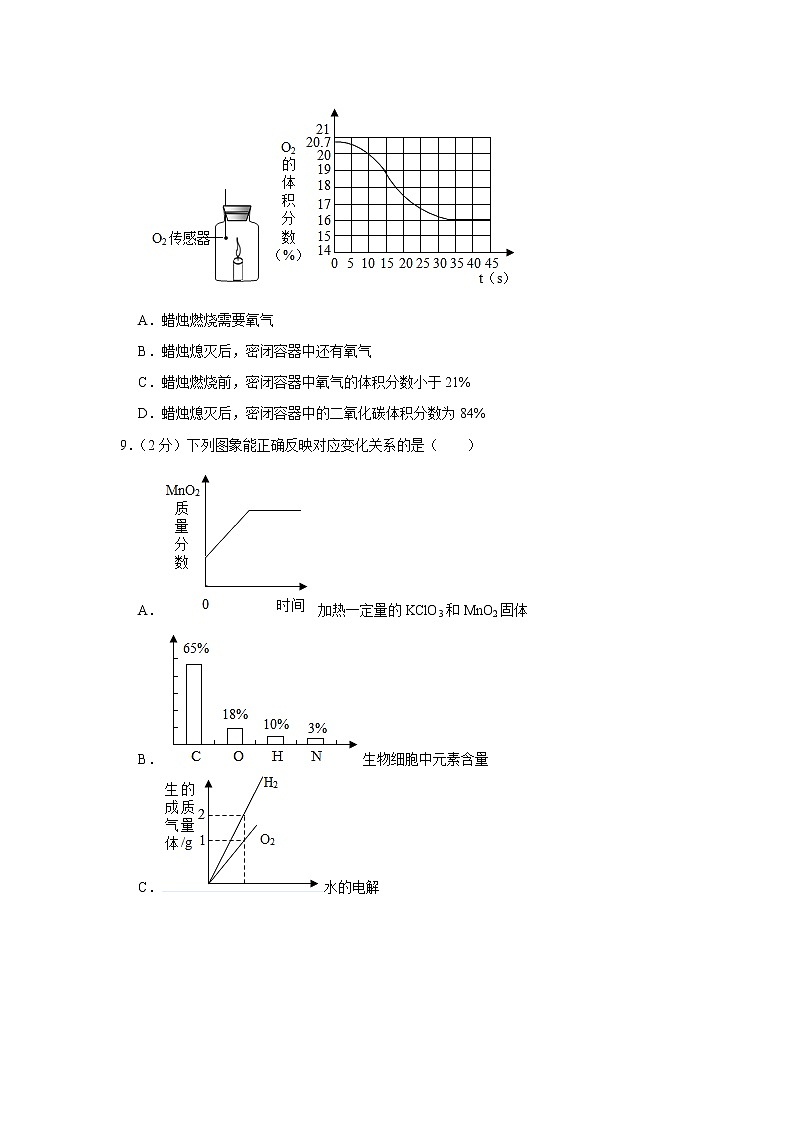 2020-2021学年江西省南昌市南昌县九年级（上）期中化学试卷03