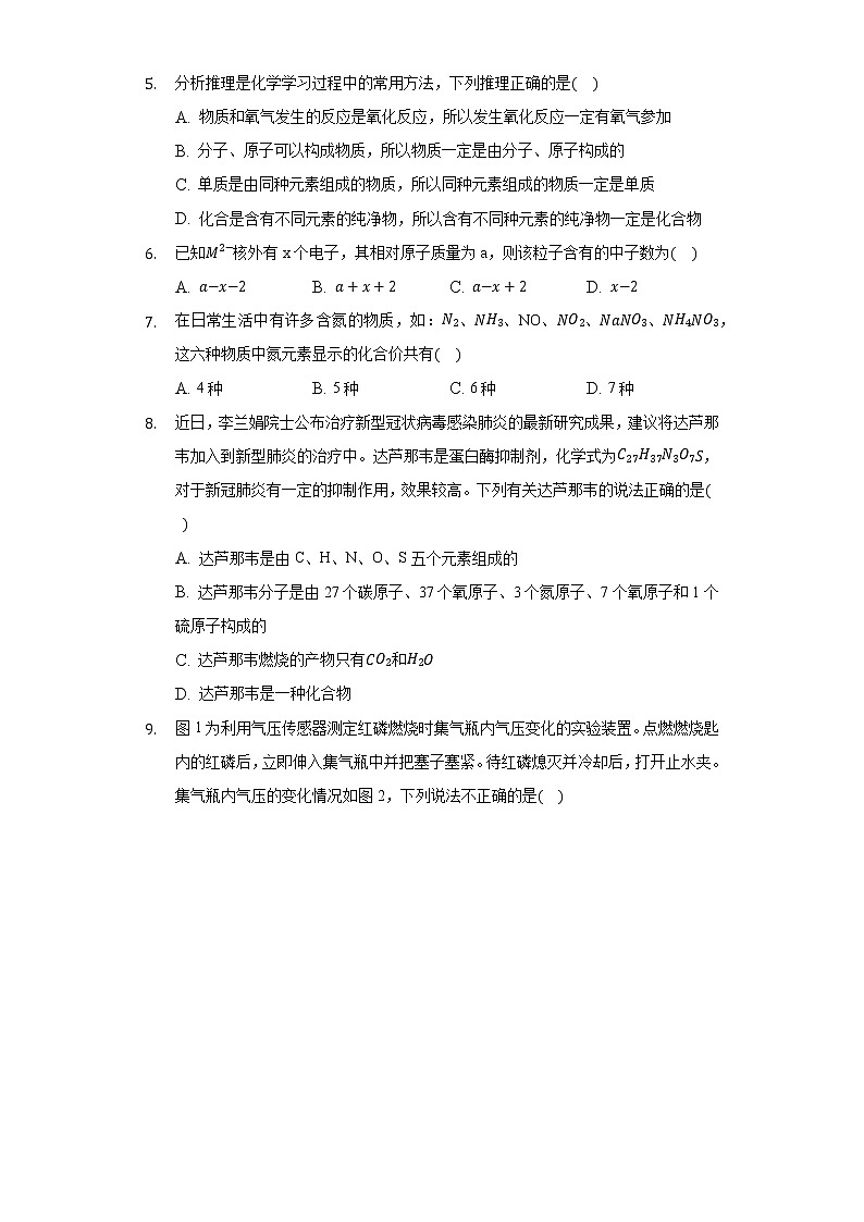 2020-2021学年陕西省宝鸡一中九年级（上）期中化学试卷02