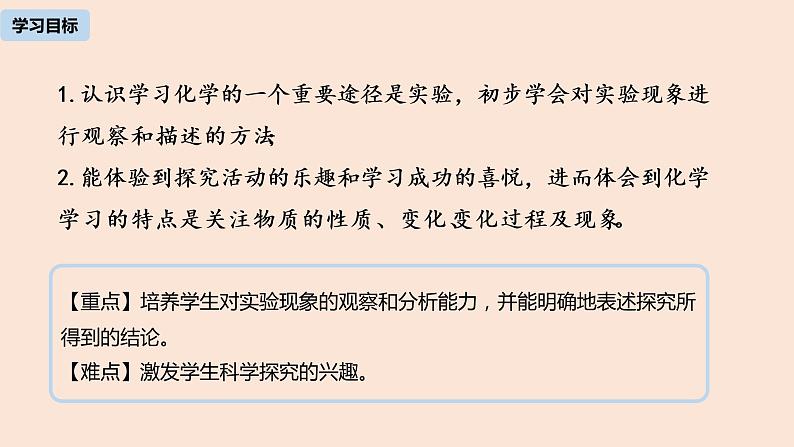 初中化学人教版九年级（上册）第1单元 课题2 化学是一门以实验为基础的科学（第一课时）课件02