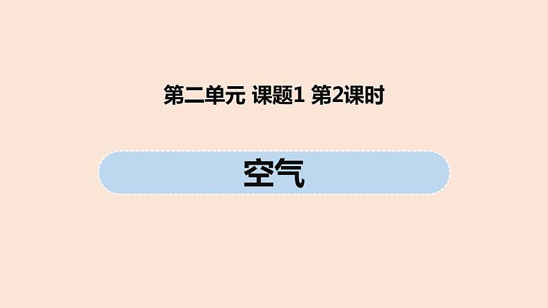 初中化学人教版九年级（上册）第2单元 课题1 空气（第二课时）课件01