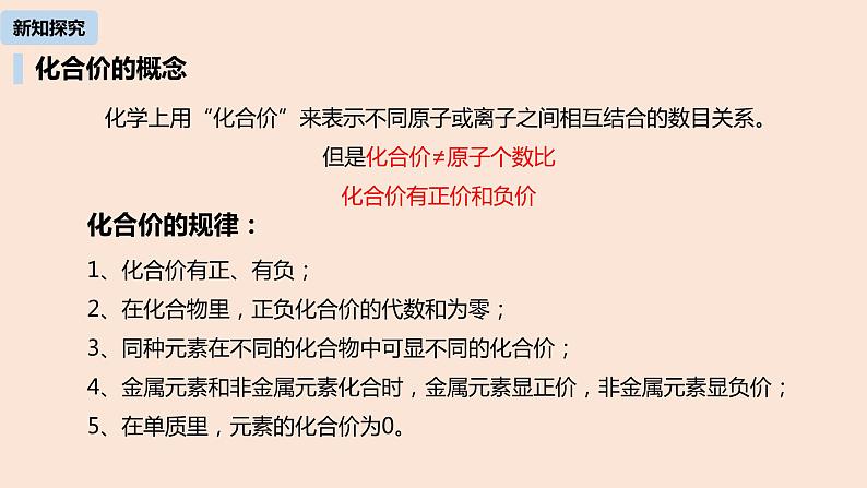 初中化学人教版九年级（上册）第4单元 课题4 化学式与化合价课件(第二课时)第5页