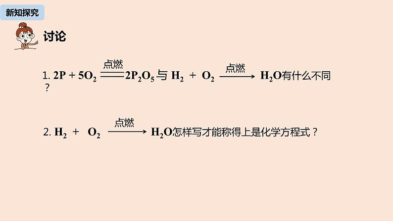 初中化学人教版九年级（上册）第5单元 课题2 如何正确书写化学方程式课件07