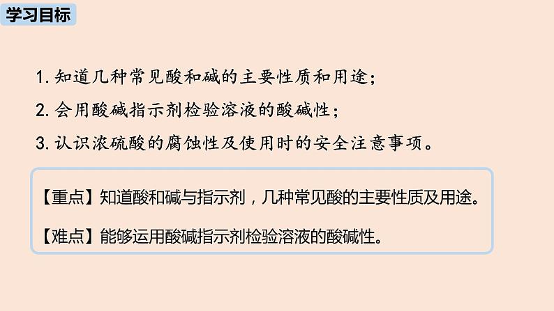 初中化学人教版九年级（下册）第10单元 课题1 常见的酸和碱（第一课时）课件02