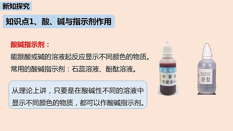 初中化学人教版九年级（下册）第10单元 课题1 常见的酸和碱（第一课时）课件05