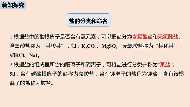 初中化学人教版九年级（下册）第11单元 课题1 生活中常见的盐（第一课时）课件06