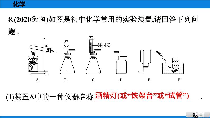 备战2021学年广东中考化学课时作业 考点一　我们周围的空气 练习课件08